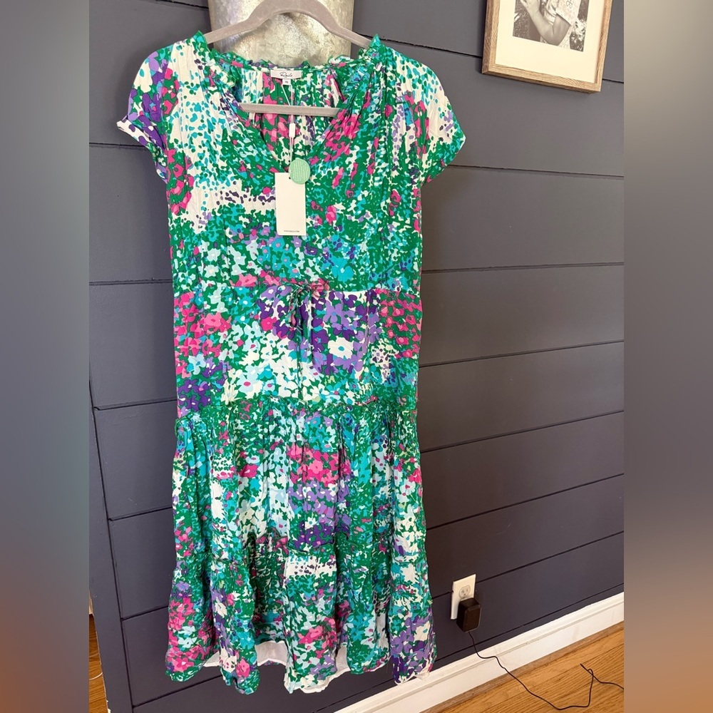 Rails Juni Dress Gardenia Floral Size xs NWT - Picture 2 of 5